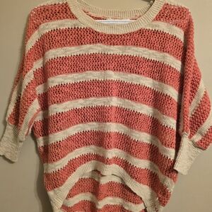 Anthropologie Open Knit Oversized Half Sleeve Too